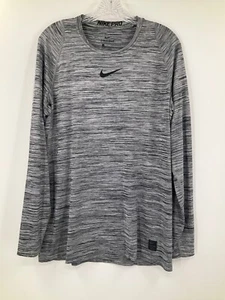 MIAMI DOLPHINS GREY NIKE PRO DRI FIT LONG SLEEVE SHIRT SIZE: LARGE - Picture 1 of 4
