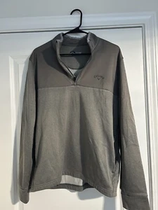 Callaway Golf Men’s Long Sleeve 1/4 Zip Pullover Gray Size L Two Tone - Picture 1 of 4