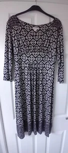 MONSOON Block PRINT DRESS Size 12 BOHO Spring / Summer Dress - Picture 1 of 10
