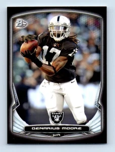 2014 Bowman Black Denarius Moore Oakland Raiders #47 - Picture 1 of 2