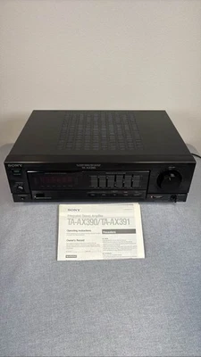 Sony TA-AX390 Integrated Stereo Amplifier 5 Band EQ - Image 1 of 4