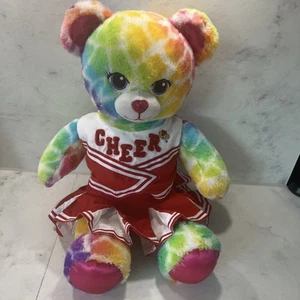 Build A Bear Workshop - Cheerleader Regenbogen Leopard Katze Bär  - Bild 1 von 3