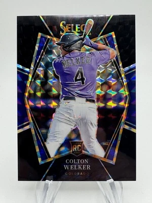 2022 Select Baseball COLTON WELKER Premier Rookie Black Prizm 1/1 One of One - Image 1 of 2
