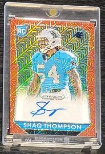 2015 Panini Prizm #RS-ST Shaq Thompson Rookie Signatures Mojo Red Prizm #/99 RC - Picture 1 of 2