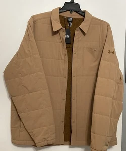 Under Armour Jacke Herren 2XL Camel Expanse Steppjacke Sherpa gefüttert - Neu mit Etikett - Bild 1 von 4