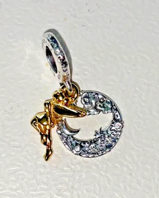NUEVO CON ETIQUETAS Disney X Pandora CAMPANA NOCHE CELESTIAL 14K 925 COLGANTE ENCANTO 762517C01 Foto 1 de 4