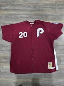 1️⃣9️⃣8️⃣0️⃣ AUTHENTIC PHILLIES MIKE SCHMIDT PHILLIES JERSEY MITCHELL NESS 4XL - Picture 1 of 8