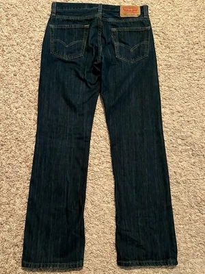 Jeans bootcut masculino Levi's 527 em excelente estado usado etiqueta = 29x30 (MEDIDO 30x29) (9704) - Imagem 1 de 4