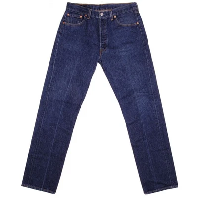 VINTAGE LEVIS 501 JEANS 1990S SIZE 33X33 W33 L33 MADE IN USA - Image 1 of 4