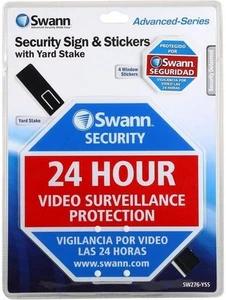 Swann Home Security Camera Sign for Yard and 1-Pack, - Picture 1 of 3