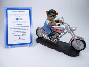 The Hamilton Collection Faithful Fuzzies Born To Ride Looking For Adventure - Picture 1 of 18