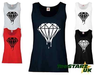 Dripping Blood Diamond Damen Weste Dope Swag Hipstar YMCMB Fitted Yolo Sexy - Bild 1 von 6