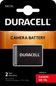 NB-13L Li-ion Battery for Canon Digital Camera by DURACELL  #DRC13L   (UK Stock)