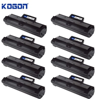 8 Black Toner Cartridge MLT-D101S For Samsung ML-2160 ML-2165W ML-2168 SCX-3400 - Image 1 of 2