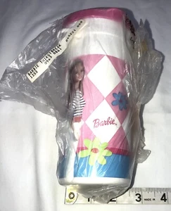 Tupperware Barbie  Thirstbreak Water bottle 14oz Pink Tumbler  New - Picture 1 of 5