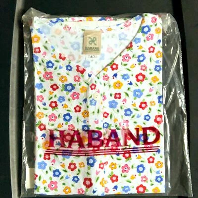 Camisa Blusa HABAND Mujer Talla S Abotonada Manga Corta Floral Flores Primavera Foto 1 de 4