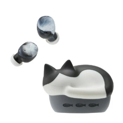 Auriculares inalámbricos verdaderos radius NEKO Bluetooth Hachiware HP-C28BTH Japón nuevos - Imagen 1 de 4