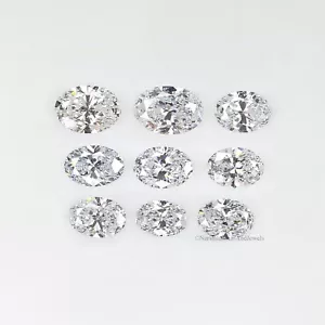Oval Cut 4X3/5X3/5.5X3.5 Diamond E/D Color VS Clarity Lab Grown CVD Diamond - Picture 1 of 10