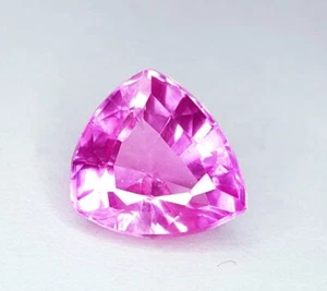 Zafiro rosa natural 6,32 quilates piedras preciosas sueltas certificadas AAA+ calidad transparente - Imagen 1 de 10