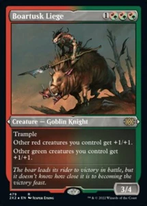 Boartusk Lieja x1 1x LÁMINA GRABADA Doble Masters 2022 Casi Nuevo Magic The Gathering - Imagen 1 de 1