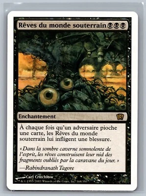 Magic The Gathering FRENCH 8th Edition Underworld Dreams #168/350 MTG TCG CCG - Image 1 of 2