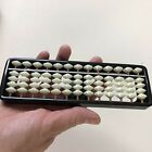 Vintage 70s Abacus Calculator Old Fashioned Chinese Portable Small Size Plastic