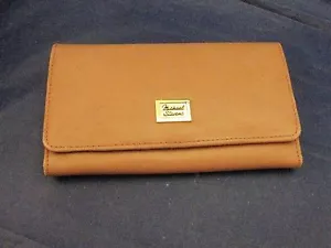MICHAEL STEVENS CLUTCH GELDBÖRSE DREIFACH FALTBAR - HELLBRAUN - Bild 1 von 4