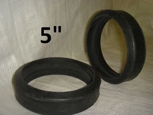 5" Soft Putzmeister Rubber Gaskets for Concrete Pumps-Pack of 5 - Picture 1 of 4