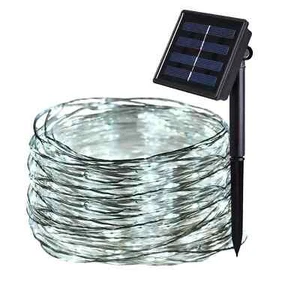 30M LED Solar Fairy Lights String Waterproof Copper Wire Outdoor Garden UK - Picture 1 of 6