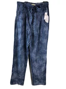 Pantaloni donna Maeve Anthropologie 6 Gingham blu nero vendita al dettaglio $138 - Foto 1 di 8