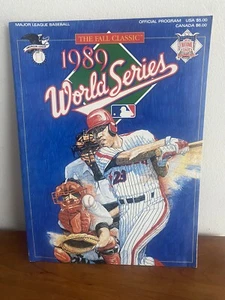 Programa de la Serie Mundial de Béisbol 1989 San Francisco Giants v Oakland A's - Imagen 1 de 1