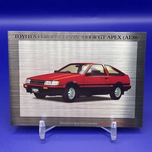 Toyota Corolla Levin 3Door GT Apex Car Card Motor classic Central Hobby 1998 F/S - Picture 1 of 6