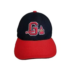 Gwinnett Braves MiLB Adjustable Cap Hat Navy/Red Atlanta Melonwear Baseball - Picture 1 of 11