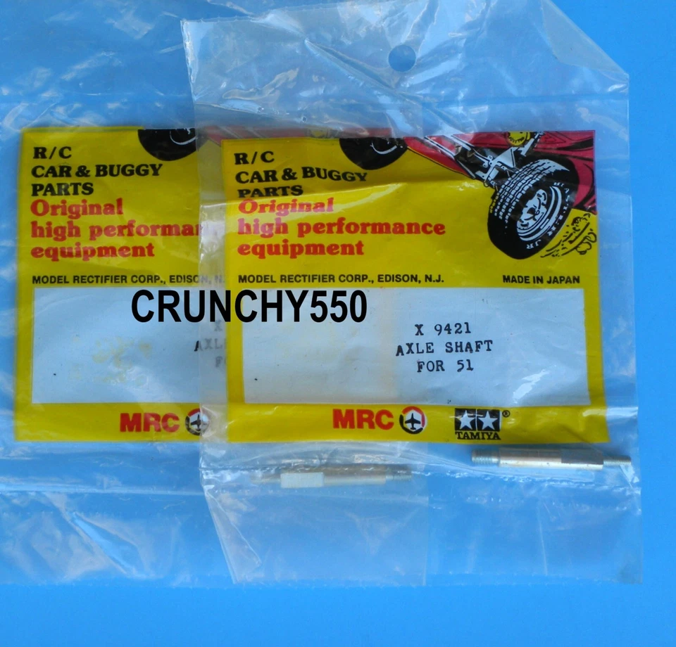 Tamiya FOX 58051 X9421 Vintage Front Axle Shaft Fox (2) MRC RC Part - Image 1 of 1