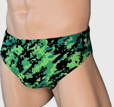 Traje de baño TYR Sport para hombre DURAFAST DIGI CAMO RACER BRIEF TALLA 32 (M) Foto 1 de 3