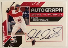 2011 In The Game Delino DeShields Auto Autograph Silver Version SP Hero Prospect