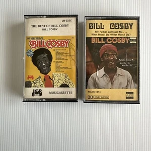 2 X BILL COSBY Comedy Cassette Tapes The Very Beat Of Bill Cosby And My Father - Picture 1 of 4
