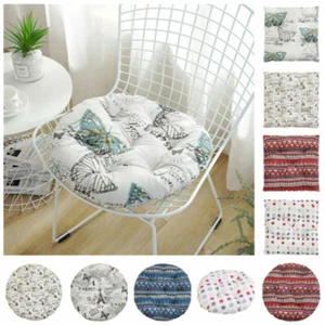 Round/Square Chair Pad Patio Cushion Washable Seat Garden Mat Home Decoration - Picture 1 of 24