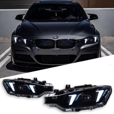 Faro delantero DRL para BMW Serie 3 F30 2012-2019 actualización intermitente dinámico Foto 1 de 4