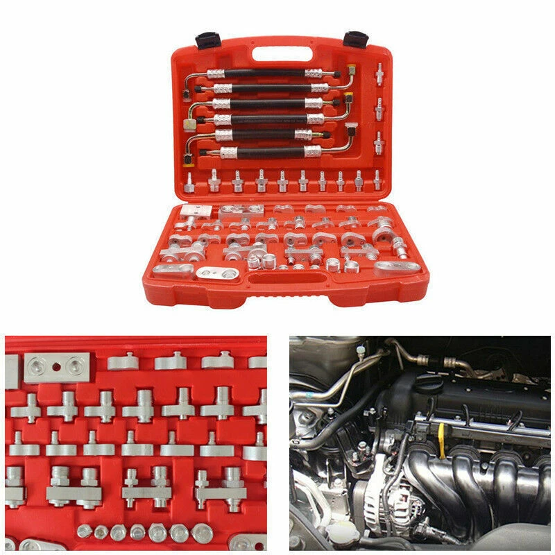 56PCS Air Conditioning Condenser Evaporator Leak Detector Tool Car Truck Global - Image 1 of 4