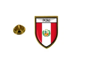 Pins Pin Badge Souvenir City Flag Country Coat Of Arms Peru Peruvian - Picture 1 of 1