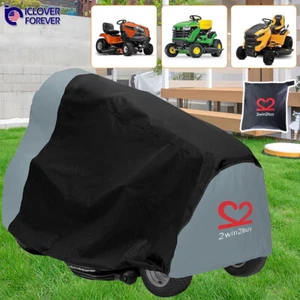 Cubierta impermeable para cortacésped para montar al aire libre 420D resistente tractor protector UV - Imagen 1 de 8