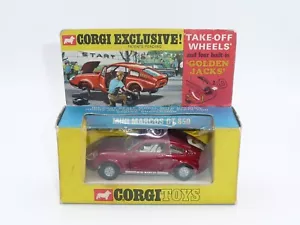 Corgi 341 Mini Marcos GT 850 "Golden Jacks" VnrMint Boxed  " original  " - Picture 1 of 15