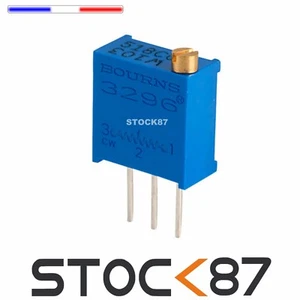 1526-500R# 1 à 10 pcs 500 ohms potentiomètre multi-tours 3296W   (501)  - Foto 1 di 5