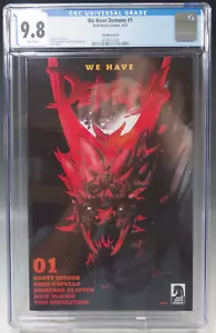WE HAVE DEMONS #1 DARK HORSE COMICS BOOK VARIANT COVER B CGC 9.8 NM/M GRADED - Picture 1 of 3