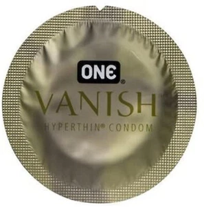 100 pieces pack. One Vanish Hyperthin latex lubricated condoms ON SALE TODAY - Picture 1 of 1