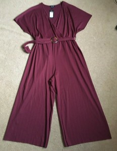 purple jumpsuit new look