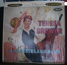 VINYL RECORD ALBUM TERESA BREWER AND THE DIXIELAND BAND CORAL CRL757245 SHRINK