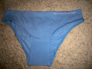VICTORIAS SECRET CHEEKINI BLUE LARGE NEW - Picture 1 of 1