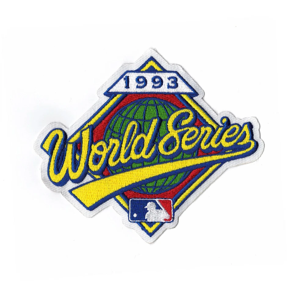 1993 World Series Sleeve Jersey Patch Toronto Blue Jays vs Philadelphia Phillies - Image 1 of 1